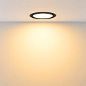 Deko-Light Downlight ACRUX PRO 120 stiv, CCT Switch, UGR < 19, multipower IP20/ IP54, blank, sort d�mpbar