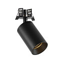 Deko-Light recessed spotlight CAN TILT ROUND SINGLE 1 flame, round, cardanic swivelling GU10 IP20, black