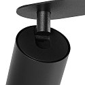 Deko-Light recessed spotlight CAN TILT ROUND DOUBLE 2 flames, round, cardanic swivelling GU10 IP20, black