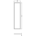 Pendel EVENT-PANEL TRANSPARENT RGBNW up / down, d�mpbar, RGBW IP20, klar, sort, gennemsigtig d�mpbar