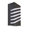 outdoor wall luminaire GRUMIUM SQUARE CCT II square, CCT Switch, switchable IP54, dark grey 