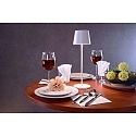 Deko-Light Batteri bordlampe BUNDLE CANIS s�t med 1, med oplader IP65, m�rkegr�, mat d�mpbar