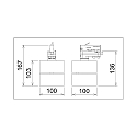 Deko-Light LED 3-phase spot UNI II, 16W 3000K 910lm 35�, dimmable, white