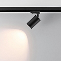 3-Faset Spot CAN, 220-240V AC / 50-60Hz, GU10 LED maks. 7.5W, drejelig og svingbar, sort