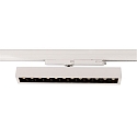 3-phase spot ALNITAK rotatable, voltage constant, tiltable, with lens optics IP20, clear, transparent, white 