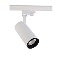3-faset spot LUCEA 15 IP20, gennemsigtig, trafik hvid d�mpbar