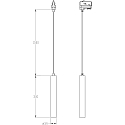Deko-Light 3-faset spot SLIM UGR < 19 IP20, gennemsigtig, trafik hvid