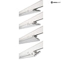 3-phase luminaire LINEAR PRO TILT DALI controllable IP20, traffic white dimmable