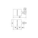 1-faset spot UNI II MINI TILT inkl. 1-faset adapter, inkl. driver, kardanisk drejning IP20, hvid d�mpbar