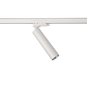 Deko-Light 3-phase spot SLIM cylindrical, adjustable, UGR < 19 IP20, white dimmable