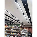 Deko-Light 3-phase luminaire LINEAR PRO 60 DALI controllable, multipower IP20, traffic black dimmable