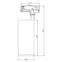 Deko-Light 3-faset spot LUCEA 40 TILT DALI styrbar IP20, sort d�mpbar