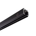 3-Faset str�mskinne D LINE, overflade montering, 220-240V AC / 50-60Hz, 100cm, sort