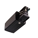 Tilbeh�r til 3-Faset skinnesystem D LINE - elektrisk feeder venstre, 220-240V AC / 50-60Hz, sort