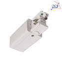 Deko-Light Accessories for 3-Phase track system D LINE - electrical Feed-In right, 220-240V AC/50-60Hz, white