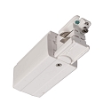 Deko-Light Tilbeh�r til 3-Faset skinnesystem D LINE - elektrisk feeder h�jre, 220-240V AC / 50-60Hz, hvid