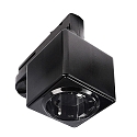 Tilbeh�r til 3-Faset skinnesystem D LINE - Stikadapter, 220-240V AC / 50-60Hz, 6A, sort