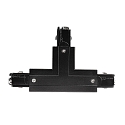Tilbeh�r til 3-Faset skinnesystem D LINE - T-samlestykke h�jre-h�jre-venstre med �ndringsmekanisme, 220-240V AC, sort