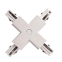 Deko-Light Tilbeh�r til 3-Faset skinnesystem D LINE - X-samlestykke venstre-venstre-h�jre-h�jre, 220-240V AC / 50-60Hz, hvid