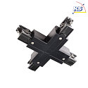 Accessories for 3-Phase track system D LINE - X-coupler left-left-right-right, 220-240V AC/50-60Hz, black