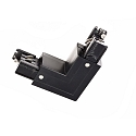Tilbeh�r til 3-Faset skinnesystem D LINE - 90�-samlestykke venstre-h�jre med �ndringsmekanisme, 220-240V AC, sort