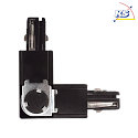 Accessories for 3-Phase track system D LINE - 90-coupler left-right with change mechanism, 220-240V AC, black