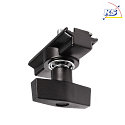 Accessories for 3-Phase track system D LINE - Mounting adapter for additional components, max. 10kg, black
