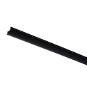 Tilbeh�r til 3-Faset skinnesystem D LINE (Indbygget version) - D�kpanelf�der, 100cm, sort