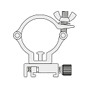 Deko-Light Tilbeh�r til 3-Faset skinnesystem D LINE - Truss adapter med halv klemme