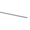 Forl�nger til Loftsoph�ng til 3-faset lampe D LINE, stiv, 310 mm , s�lv