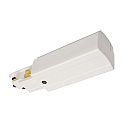Deko-Light 3-faset feeder D LINE/DALI DALI styrbar, venstre, hvid