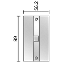 Deko-Light 3-faset afd�kning D LINE/DALI - STRAIGHT CONNECTOR DALI styrbar, sort