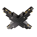 3-faset X-stik D LINE/DALI DALI styrbar, venstre-venstre-h�jre, sort