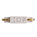 Deko-Light 1-faset langsg�ende stik D ONE med mulighed for indf�dning, venstre-h�jre, hvid