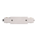 Deko-Light 1-faset langsg�ende stik D ONE med mulighed for indf�dning, venstre-h�jre, hvid