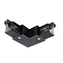 1-phase L-connector D ONE left, black