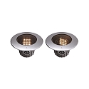  KapegoLED Gulvindbygningslampe SOFT FLEX 18, 220-240V, 18W, s�lv