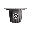  KapegoLED Gulvindbygningslampe SOFT FLEX 18, 220-240V, 18W, s�lv