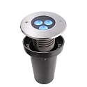 LED in-ground luminaire III RGB outdoor spot, 24V DC, 6W, 30�, stainless steel, silver