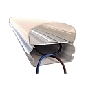 Deko-Light Udend�rs LED Loftlampe TRI PROOF MOTION, IP65 IK08, med skjult HF-sensor, 66.5cm, 18.5W 4000K 1900lm 120�