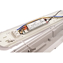 Deko-Light Fugtt�t armatur TRI PROOF BASIC 121CM / 36W 840 ON-OFF slagfast, omskiftelig IP65, lysegr� 