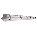 Fugtt�t armatur TRI PROOF BASIC 151CM / 55W 840 ON-OFF slagfast, omskiftelig IP65, lysegr� 