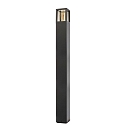 bollard lamp FACADO II 1000MM TONED square E27 IP65, dark grey, mat dimmable