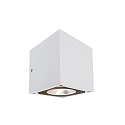 KapegoLED V�glampe CUBODO II Double, 220-240V, 14W, klar / gennemsigtig, hvid