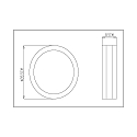 Deko-Light Deko-Light Udend�rs LED V�glampe SCUTI II, IP44, 2-flammig, E27, 2x max. 11W, rustfrit st�l, b�rstet s�lv