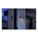 Deko-Light Kapego wall luminaire Wall Line III, voltage constant, 220-240V AC / 50-60Hz, E27, 18W, die-cast aluminum, anthracite