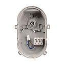Fugtt�t armatur SOTANO IP54 oval, CCT Switch, slagfast, omskiftelig, multipower IP54, gr� 