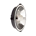 Deko-Light V�g- og Loftlampe SOTANO RETRO rund E27 IP44, sort d�mpbar