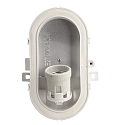 V�g- og Loftlampe SOTANO RETRO oval E27 IP44, sort d�mpbar