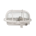V�g- og Loftlampe SOTANO RETRO oval E27 IP44, sort d�mpbar